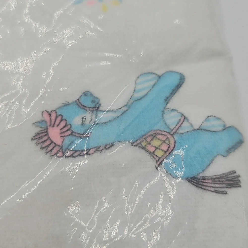 Vintage Rockabye Baby Receiving Blankets 26 X 34